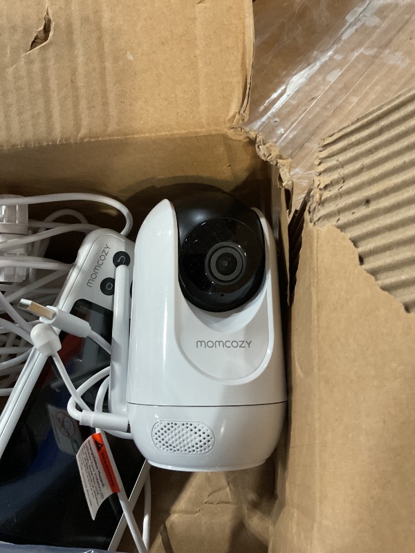 Photo 1 of ***MISSING PARTS***
Momcozy BM04 Smart WiFi Baby Monitor with 2 Cameras, 5’’ 1080P Split Screen Video Baby Monitor with Camera and Audio, Clear Night Vision, 5000mAh Battery, 2-Way Audio
