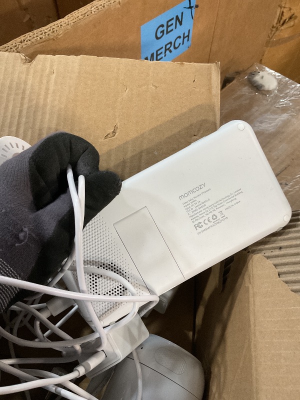 Photo 1 of ***MISSING PARTS***
Momcozy BM04 Smart WiFi Baby Monitor with 2 Cameras, 5’’ 1080P Split Screen Video Baby Monitor with Camera and Audio, Clear Night Vision, 5000mAh Battery, 2-Way Audio