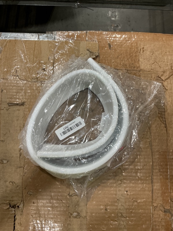 Photo 1 of (Upgraded)3” High Shower Threshold Water Dam 39 Inch Collapsible Shower Barrier Water Stopper Shower Water Guard Dry and Wet Separation for Bathroom Kitchen and More(3.3ft)