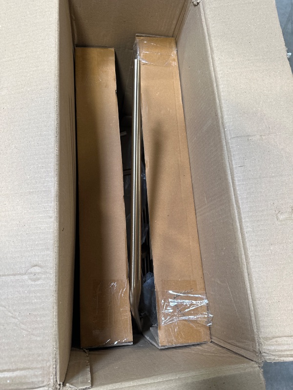 Photo 1 of ** SOLD AS IS NO REFUND/RETURN** SEE COMMENTS Kichler Madden 25.5" 4 Light Pendant in Champagne Bronze, Soft Modern Fixture, for an Entryway, Breakfast Nook, Laundry Room, (25.5" x 16"), 52722CPZ