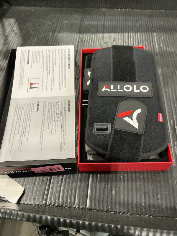 Photo 1 of [NOT FUNCTIONAL] ALLOLO Red Light Therapy for Body, 3 in 1 LEDs Red Light Therapy Belt with Timer Remote Control, 660nm 850nm Infrared Light Therapy Pad for Body Waist Shoulder Knee, 12.6" x 6.3" Large Area