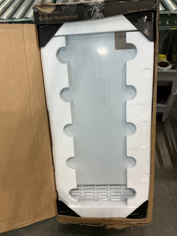 Photo 1 of [UNTESTED] KoolMore 15 in. Built-in Residential Pearl Ice Nugget Maker, 66lb /Day with Drain Pump in Stainless-Steel, ETL Listed (KM-BIM66-NSS)