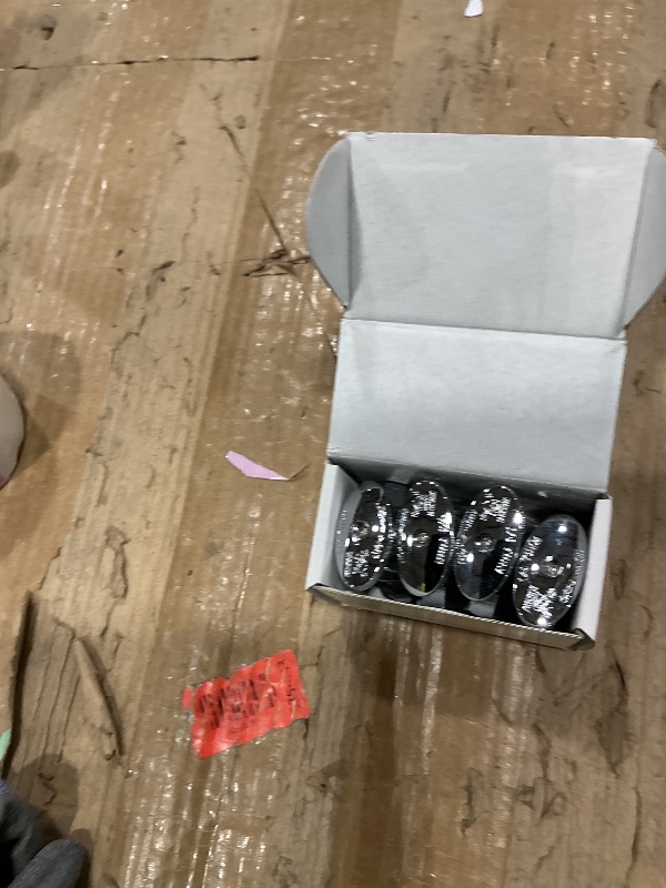 Photo 1 of (4 Pack) BH Angle Stop Valve 1/2" Nominal Comp x 3/8" OD Comp, Quarter Turn Angle Stop Valve, Chrome Plated Brass, for Bathroom Toilet Kitchen Shower Plumbing