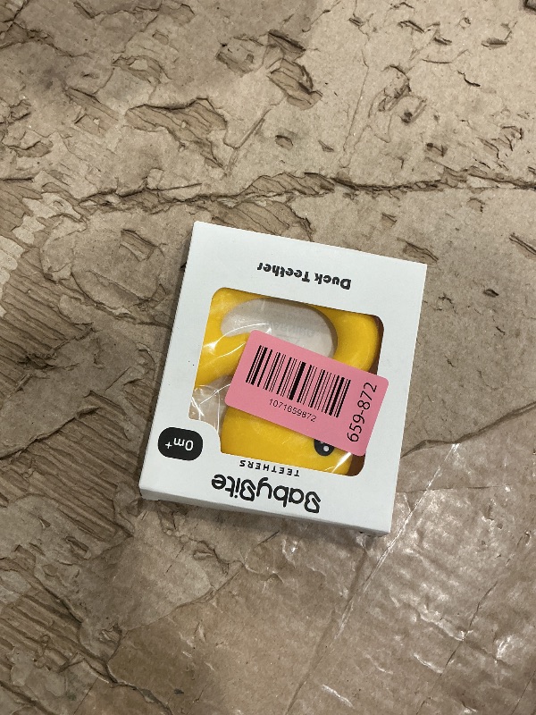 Photo 1 of [BabyBite] Baby Teething Toys Cute Duck Teether for Sensory and Developmental Play for Baby and Toddler 100% BPA Free Food Grade Silicone (Yellow)