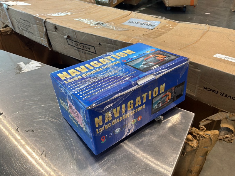Photo 1 of [Non-functional, needs repairs] Truck GPS Navigation 9" for Truck & RV Drivers – Custom Routing by Size & Weight, Free Lifetime Map Updates, Voice Directions, Speed Alerts, Lane Assist, Offline GPS System