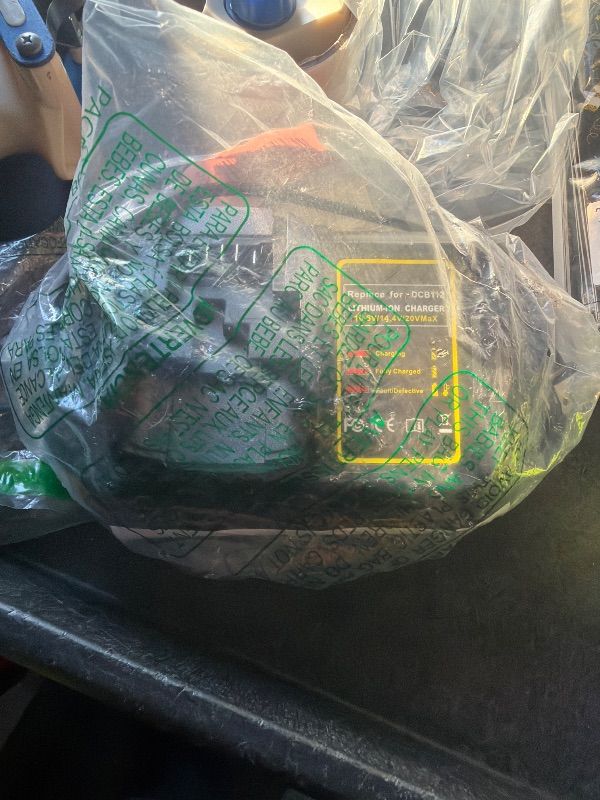 Photo 1 of ***MISSING BATTERY*****Djsanu 20V 6000mAh Long-Lasting Battery Compatible for DeWalt 20V Max Battery with DCB112 Fast Charger, Campatible with DeWalt 20 Volt Power Tools DCF DCD DCG Series & DCB206 DCB205