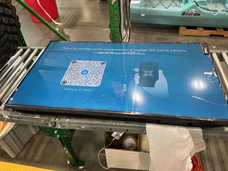 Photo 1 of ***MISSING CABLES*** Samsung 58-Inch Class Crystal UHD U8000F 4K Smart TV (2025 Model) Endless Free Content, Crystal Processor 4K, MetalStream Design, Knox Security, Alexa Built-in