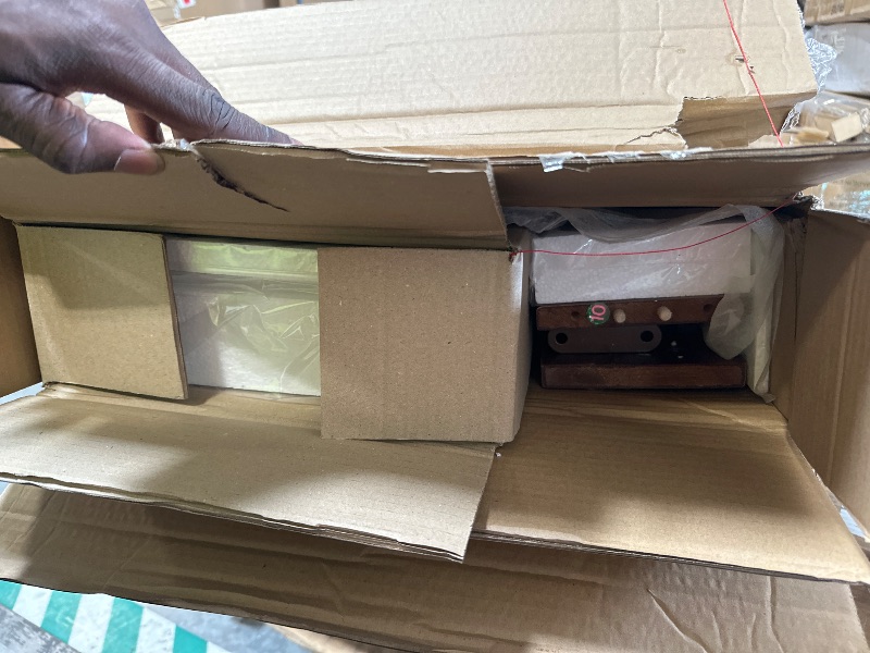 Photo 1 of ***UPDATED 6/21*** ZINUS Vivek Deluxe Wood Platform Bed Frame with Headboard, Wood Slat Support, No Box Spring Needed, Easy Assembly, Queen ITEM NEVER TAKE IT OUT OF BOX ONLY OPEN FOR PICTURE PURPOSES