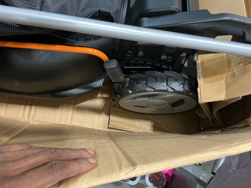 Photo 1 of - [ ] ***AS IS / NO RETURNS - SALE FINAL - FOR PARTS ONLY*** WORX Nitro 21" Cordless Lawn Mower