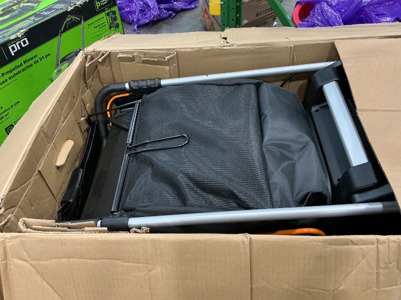 Photo 1 of - [ ] ***AS IS / NO RETURNS - SALE FINAL - FOR PARTS ONLY*** WORX Nitro 21" Cordless Lawn Mower