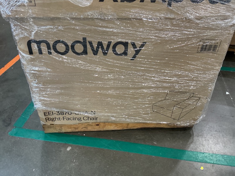 Photo 1 of [Missing 2 boxes] Modway Restore 5-Piece Upholstered Sectional Sofa in Charcoal OVERSIZE ITEM NEVER OPENED NEEDS LARGE TRUCK AND PALLET JACK