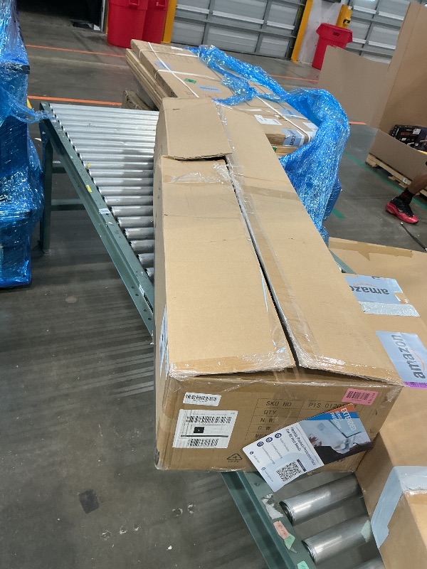Photo 1 of 10 FT Portable Wheelchair Ramp for Home Step, Aluminum Handicap Ramp with Support Legs,Non-Skid Surface and Reflective Strips,Weight Capacity 600 LBS