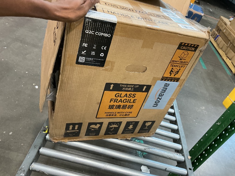 Photo 1 of [SOLD FOR PARTS] QIDI Q2C Combo 3D Printer, Enclosed FDM, New Generation Leveling Sensor Full Auto Leveling, 600mm/s High Speed, 270x270x256mm Build Volume, 370? Bimetal Hotend Unlock PPS-CF, from Beginner to Expert