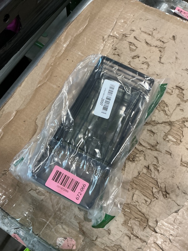 Photo 1 of *MISSING PARTS - see clerk notes*
Yofidra Sponge Holder for Kitchen Organizer: Sink Caddy with Instant Drying Stone, Metal Stainless Steel, 9.3" X 4" Home Decor Storage and Organization Accessories, Black