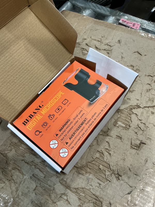 Photo 1 of 1000X Handheld Microscope for Kids 4K 2.0" Screen Rechargeable Mini Pocket Digital Microscopes w/Slides Kit Portable Edu Gift Age 4-6 8-12 Children Students