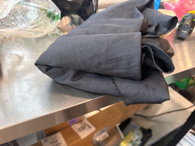 Photo 1 of [ Just 1] Wrinkle Free Black Backdrop Curtain for Parties, Polyester Black Photo Backdrop Drapes for Graduation Birthday Wedding Party Stage Curtains, Thick Bulk Background Curtains