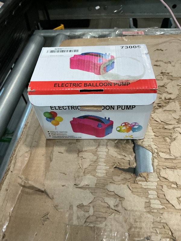 Photo 1 of *** IT WORKS *** IDAODAN Electric Balloon Pump, Portable Electric Balloon Blower Machine Inflator Air Pump Dual Nozzle 110V 600W for Party Decorations