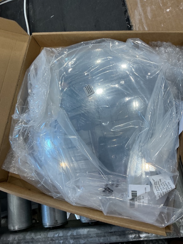 Photo 1 of 11.65 Inch Frameless 1.8mm Thick Acrylic Convex Mirror - Adjustable Wide Angle View Indoor Security Mirror for Garage Parking Warehouse Office and Corner Security Traffic