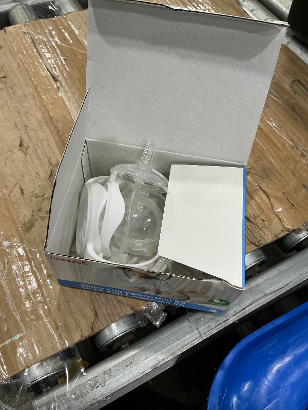 Photo 1 of ?Straw Cup Conversion Kit Compatible with Dr. Brown's Wide-Neck Baby Bottles,Toddler Transition Kit with Soft Straw Nipple,Bottle Handles,Storage Bottle Caps (Model 2)