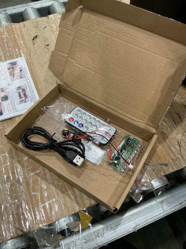 Photo 1 of *MISSING PARTS**
MiOYOOW DIY Bluetooth Speaker Kit, USB Mini Stereo Amplifier Soldering Kit with LED Flashing Lights, STEM Electronic Projects Solder Practice Kit for Home and School Education