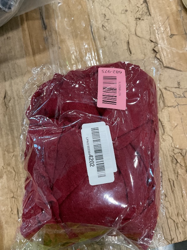 Photo 1 of 1 Pack Burgundy Table Runner 120 Inch Rustic Cheesecloth Table Runner 10Ft Sheer Gauze Tablecloth for Wedding Cheese Cloth Table Runners Bridal Baby Shower Home Decoration