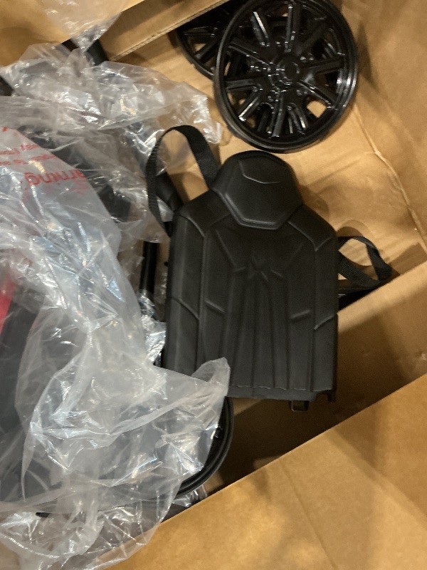 Photo 1 of *FOR PARTS ONLY*
FUNTOK 24V 2 Seater Ride On UTV Toys for Big Kids, XL 4WD Ride-on Dump Truck w/Remote Control, 4x200W Motors, Motorized Dump Bed, Soft Start, 5 MPH, Lights, Bluetooth, Drivable Cars for Kids Ages 3-8 NO CAR JUST WILL AND SEAT AND RAILING