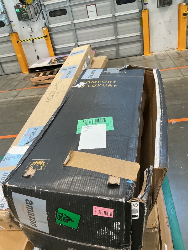 Photo 1 of *PARTIAL SET*
King Adjustable Bed Frame and 14 Inch Cooling Memory Foam Mattress, Wireless Remote Head and Foot Incline, 12 inch Legs, Zero Gravity