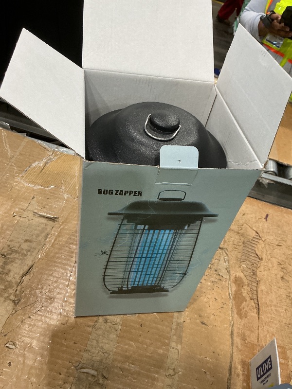 Photo 1 of [Used, bulbs don’t work, might need repairs] Bug Zapper Indoor & Outdoor, 4200V Electric Mosquito Zapper, 10 Years Lifespan, 6.5ft Power Cord, Waterproof, Fly Trap Mosquito Trap, Fly Killer Fly Zapper for Home, Patio, Kitchen, Backyard, Camping