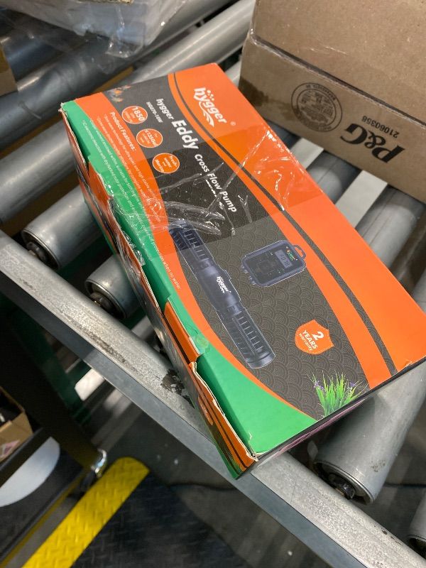 Photo 1 of *MISSING PARTS - see clerk notes*
hygger Aquarium Wave Maker, Adjustable Cross Flow Pump with LED Display Controller, Magnetic DC 24V Aquarium Powerhead for Freshwater and Marine Reef Aquariums Up to 135 Gallon (18w)
