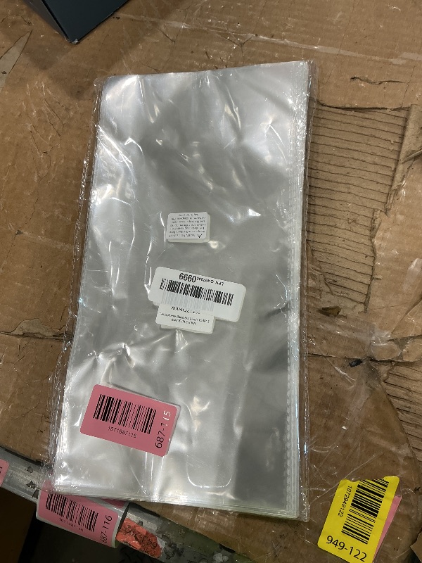 Photo 1 of 100PCS Cellophane Treat Bags 6x12 Inches Clear Plastic Gift Bags with Twist Ties Cello Party Favor Bags for Wrapping Halloween Christmas Gifts, Candies, Dessert, Bakery, Cookies, Chocolate, Popcorn