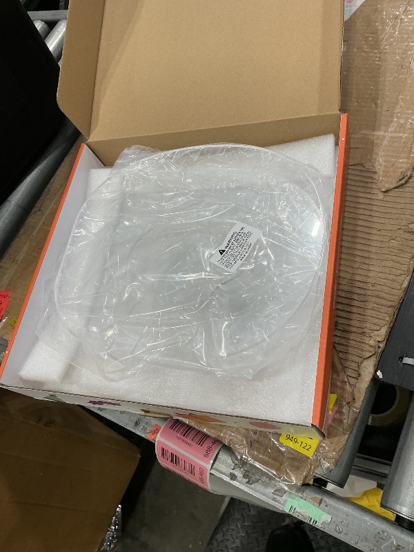 Photo 1 of 11" Clear Acrylic Letter & Number Charcuterie Tray-Reusable Fillable Alphabet Box for Displaying Candy,Cake,Snacks– Party Dessert Serving Plate for Birthday, Wedding Anniversaries, Baby Shower (C)