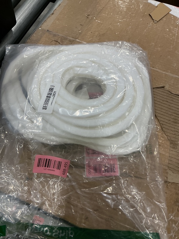 Photo 1 of 0.6Inch Brush Weather Stripping,33Feet, Window Insulation Seal,Card-Slot Seal Strip Pile Weatherstrip Door Sweep Brush for Door Window