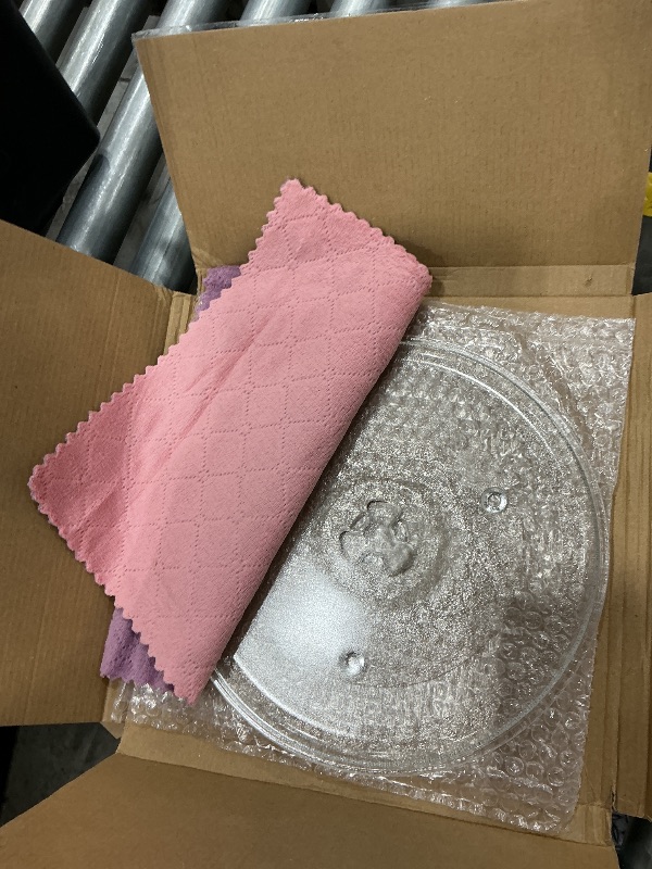Photo 1 of 10.5" Universal Microwave Plate Replacement Glass Turntable | Fits GE, Panasonic, Magic Chef, Hamilton Beach, Oster, and More