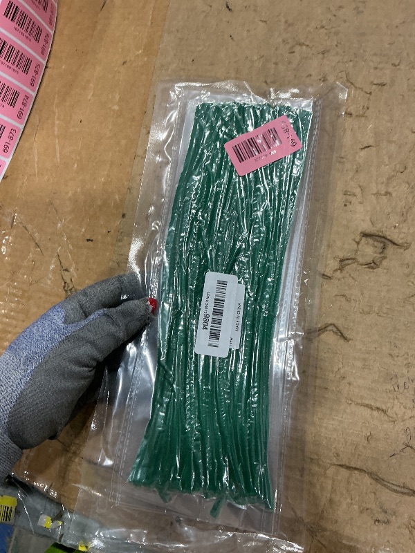 Photo 1 of 100 Pieces  Cleaners Chenille Stem, Green Pipe Cleaners Set for DIY Arts Crafts Decorations (Green)
