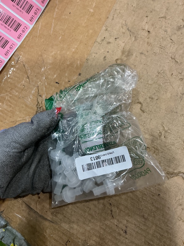 Photo 1 of 10 Pack 5/16 inch Plastic Check Valve, One Way Barb Hose Inline Non Return For Fuel, Oil, Water, Air