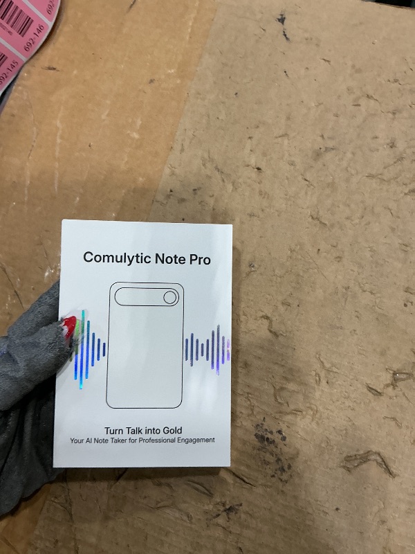 Photo 1 of **UNTESTED**
Comulytic Note Pro AI Voice Recorder, Unlimited Transcribe & Summarize, AI Note Taking Recording Device w/Case, App Control, 113 Languages for Calls, Meetings, Lectures, Interviews, Black