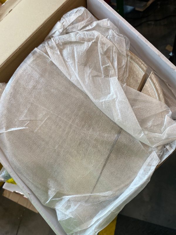Photo 1 of **UNTESTED**
EOSAHR Farmhouse Wood Riser for Display : Decorative Pedestal Stand for Kitchen Counter and Home Decor - Elegant Round Waterproof Display Tray for Bathroom Soap, Sink, Vase (Natural Wood)