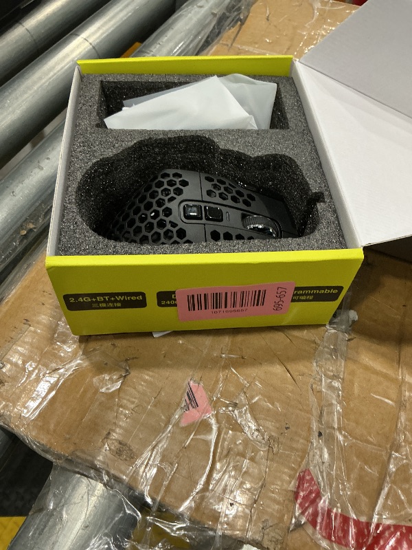 Photo 1 of **UNTESTED**
SOLAKAKA SM809 Pro MMO Gaming Mouse with 9 Side Buttons,24000 DPI RGB Mouse for Gamer,16 Programmable Macros MMO Mouse,Black