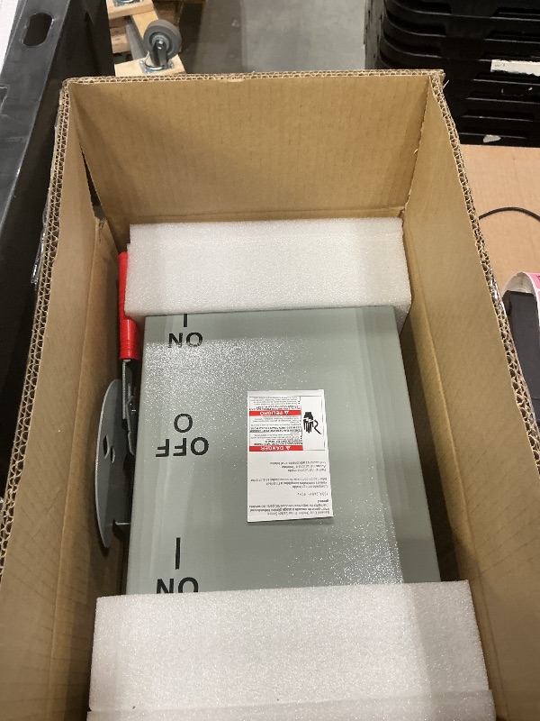 Photo 1 of [LOOSE CONTACT PLATE]100A Generator Transfer Switch for Home Backup Power, Manual Double Throw Safety Switch 120V/240V, NEMA 3R Outdoor Enclosure, Designed for Residential Generator Use