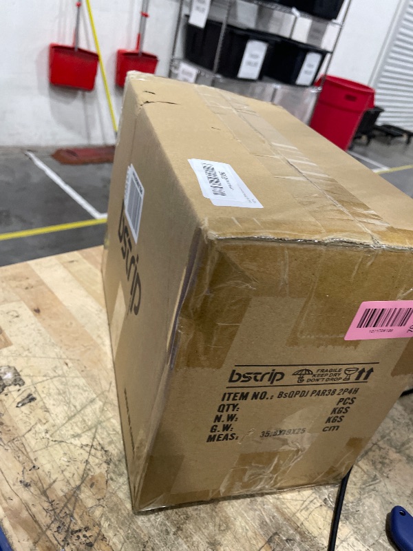 Photo 1 of **FACTORY SEALED** Bstrip 50W Double-Head One Cord Grow Lights for Indoor Plants full Spectrum 3000K, Black LED Grow Light Bulb with Timer & 16.4FT Power Cord, Perfect for Tall Plants, Flowers, and Greenhouses in Winter