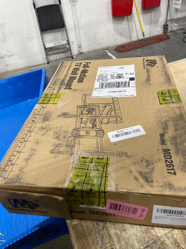 Photo 1 of **FACTORY SEALED** Mounting Dream UL Listed TV Wall Mount for Most 42-84 Inch TV, Full Motion, with Swivel and Tilt, TV Bracket with Articulating Dual Arms, Fits 16inch Studs, Max VESA 600X400 mm, 100 lbs,MD2617