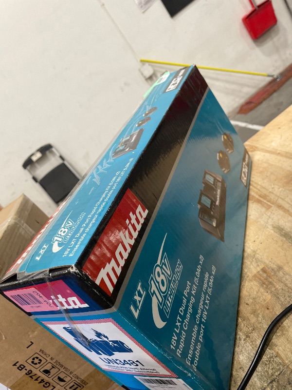 Photo 1 of **FACTORY SEALED** Makita BL1850B2DC2 18V LXT® Lithium-Ion Battery and Dual Port Charger Starter Pack (5.0Ah)