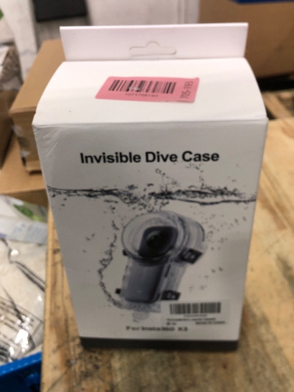 Photo 1 of **FACTORY SEALED** PULUZ Invisible Dive Housing Case for insta360 X3, 50m/164ft Waterproof Case Protective Underwater Dive Shell with Bracket Accessories, Transparent