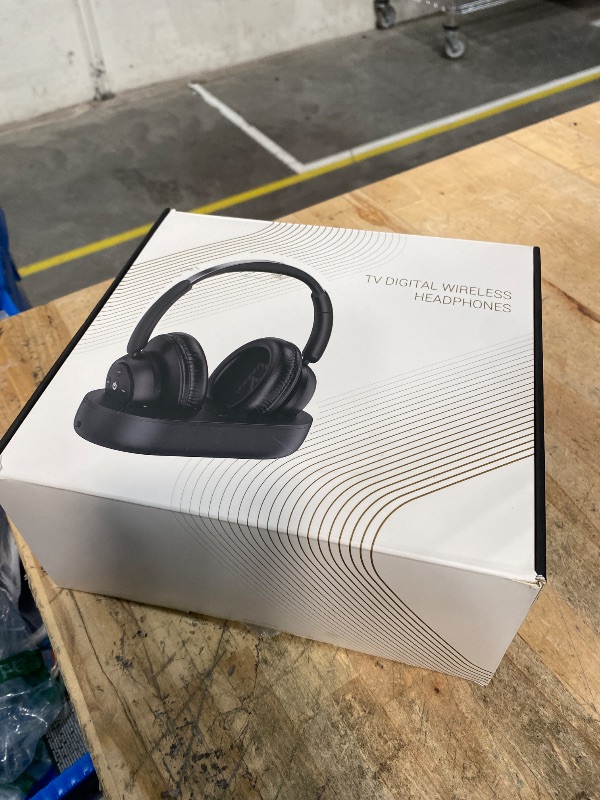 Photo 1 of **FACTORY SEALED** ROSIDA Wireless Headphones for TV Watching, Wireless Headphones for Seniors with Transmitter Charging Base, Bluetooth Headsets for TV, No Audio Delay, Gift for The Seniors or Parents, Black
