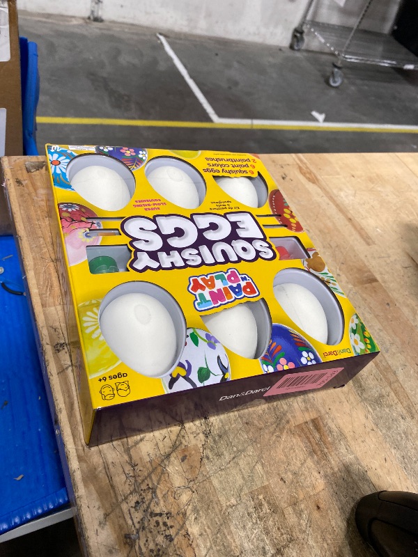 Photo 1 of **FACTORY SEALED** Dan&Darci Easter Egg Squishy Painting Kit - Arts & Crafts for Girls and Boys - Kids Art Activities - Craft Gift for Kid Ages 6 7 8 9 10 Year Old Girl Gifts - Decorate 6 Slow Rising Squishies