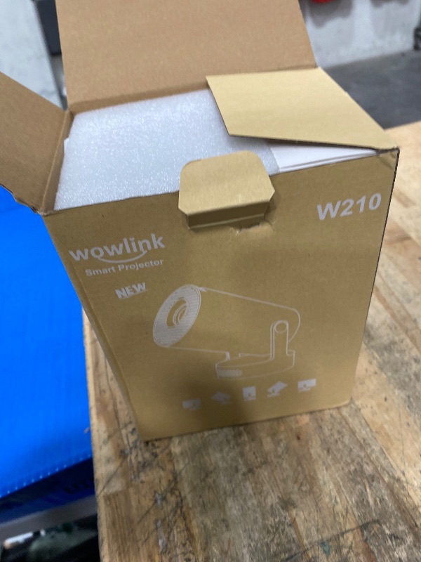 Photo 1 of **ITEMS FACTORY SEALED** [Built-in Apps & 2026 Upgraded] Mini Projector with WiFi 6 and Bluetooth 5.4 Support 4K 1080P Auto Keystone 180° Rotatable Projector Portable Compatibile with HDMI/TV Stick/Memory Stick/Laptop, Dark