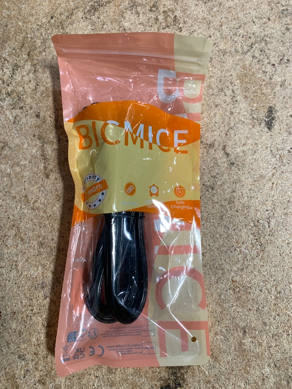 Photo 1 of [UL Listed] 6ft 18AWG 7A 125V AC Power Cord 2 Prong Cable Non Polarized (NEMA 1-15P to IEC-320-C7)