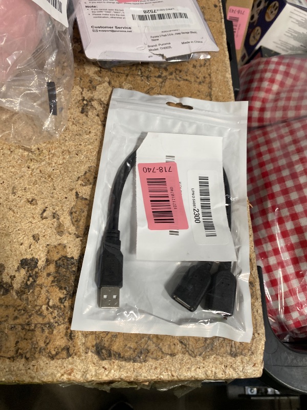 Photo 1 of ?2026 Upgraded? USB 2.0 A Male to 2 Dual USB Female Jack Y Splitter Hub Power Cord Extension Adapter Cable (Not Supporting CarPlay and Android Auto)