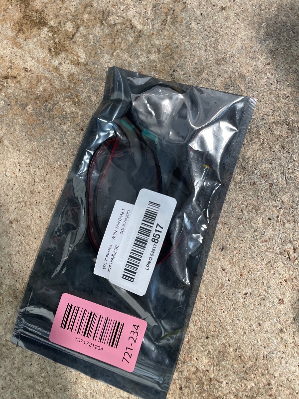 Photo 1 of (Real 18AWG) 1 Pairs 12V 5A DC Power Pigtail Barrel Plug Connector Cable, 2.1mm x 5.5mm Male Female DC Pigtail Connectors for CCTV Security Camera and 12V Power Supply Adapter (1 Male+1 Female)