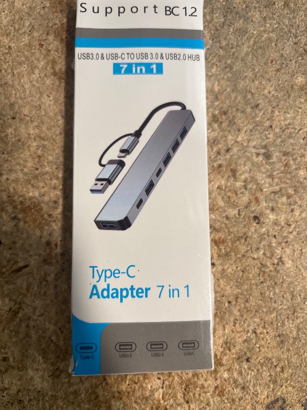 Photo 1 of ?Upgrade? USB C/USB Hub, BERLAT Aluminum 7 in 1 USB C & USB Hub with USB 3.0, USB 2.0 Ports for PC/Laptops/MacBook Pro/Air/iMac/iPad and More Devices
